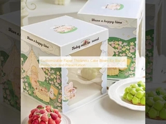 Customizable Paper Thickness Cake Boxes for Biscuit Protection and Presentation
