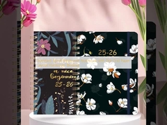 Standard Spiral Hardcover Notebook with Dot-Grid Paper Layout Hardcover Binding