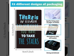 Embossed Spiral Hardcover Notebook with High Durability and Screw-Binding Design Technique