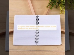 300gsm Cover Material Hardcover Custom Journal Notebook for Your Projects