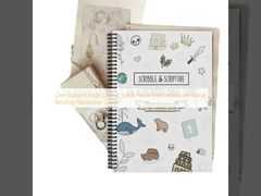 One Subject Page Layout Spiral Hardcover Notebook Spiral Binding Hardcover Cover
