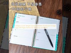 300gsm Cover Weight Spiral Hardcover Notebook Vintage Style 100 Pages Perfect for Meetings and Notes