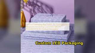 Custom LED Toy Packaging Box 30x20x10cm